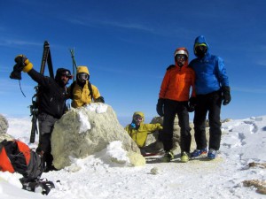 The summit of Mt Damavand, 19th March 2011 © Duncan Robinson